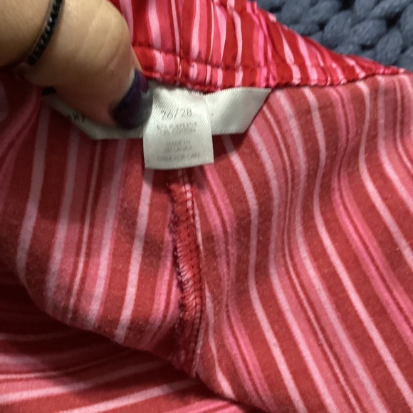 Cacique Pink Striped Pajama Pants - Picture 4 of 9